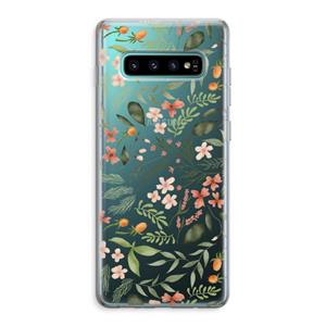 CaseCompany Sweet little flowers: Samsung Galaxy S10 Plus Transparant Hoesje
