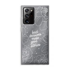 CaseCompany Good stories: Samsung Galaxy Note 20 Ultra / Note 20 Ultra 5G Transparant Hoesje
