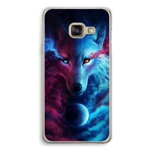 CaseCompany Where Light And Dark Meet: Samsung A3 (2017) Transparant Hoesje