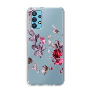 CaseCompany Mooie bloemen: Samsung Galaxy A32 4G Transparant Hoesje