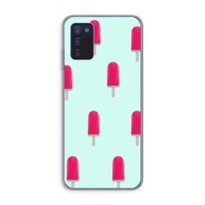 CaseCompany Waterijsje: Samsung Galaxy A03s Transparant Hoesje
