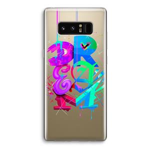 CaseCompany Dream: Samsung Galaxy Note 8 Transparant Hoesje