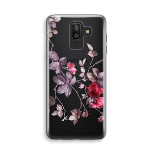 CaseCompany Mooie bloemen: Samsung Galaxy J8 (2018) Transparant Hoesje