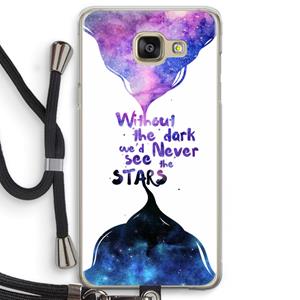 CaseCompany Stars quote: Samsung Galaxy A5 (2016) Transparant Hoesje met koord