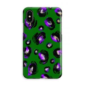 CaseCompany Green Cheetah: iPhone Xs Volledig Geprint Hoesje