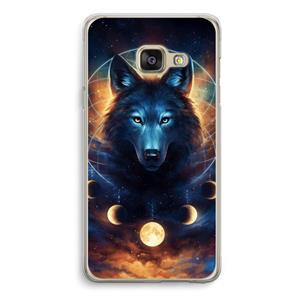 CaseCompany Wolf Dreamcatcher: Samsung A3 (2017) Transparant Hoesje