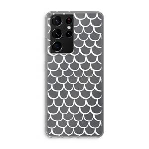 CaseCompany Dakpannetjes: Samsung Galaxy S21 Ultra Transparant Hoesje
