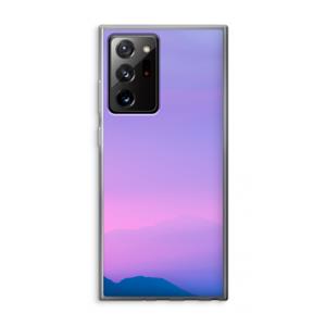 CaseCompany Sunset pastel: Samsung Galaxy Note 20 Ultra / Note 20 Ultra 5G Transparant Hoesje