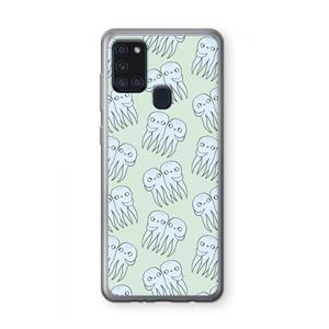 CaseCompany Octopussen: Samsung Galaxy A21s Transparant Hoesje