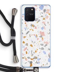 CaseCompany Terrazzo N°8: Samsung Galaxy Note 10 Lite Transparant Hoesje met koord