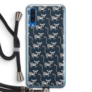 CaseCompany Makis: Samsung Galaxy A50 Transparant Hoesje met koord