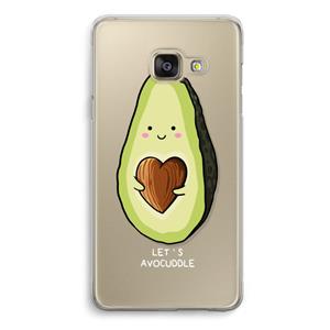 CaseCompany Avocuddle: Samsung A3 (2017) Transparant Hoesje