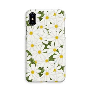 CaseCompany Summer Daisies: iPhone X Volledig Geprint Hoesje