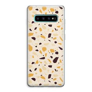 CaseCompany Terrazzo N°13: Samsung Galaxy S10 Plus Transparant Hoesje