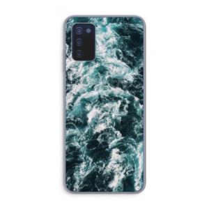 CaseCompany Zee golf: Samsung Galaxy A03s Transparant Hoesje