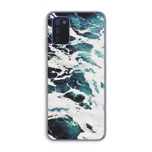 CaseCompany Golven: Samsung Galaxy A03s Transparant Hoesje