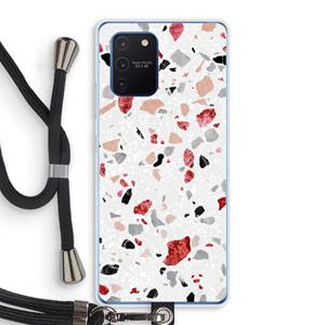 CaseCompany Terrazzo N°12: Samsung Galaxy Note 10 Lite Transparant Hoesje met koord
