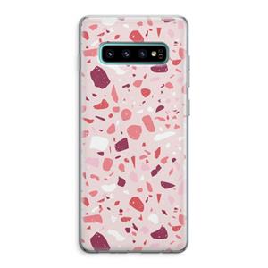 CaseCompany Terrazzo N°15: Samsung Galaxy S10 Plus Transparant Hoesje