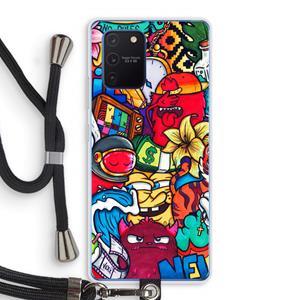 CaseCompany No Rules: Samsung Galaxy Note 10 Lite Transparant Hoesje met koord