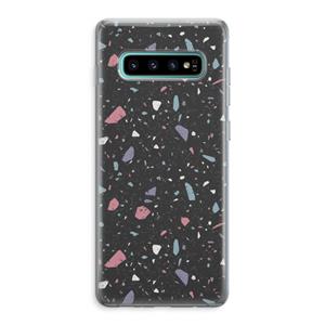 CaseCompany Terrazzo N°16: Samsung Galaxy S10 Plus Transparant Hoesje
