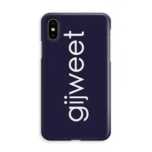 CaseCompany Gijweet: iPhone Xs Volledig Geprint Hoesje