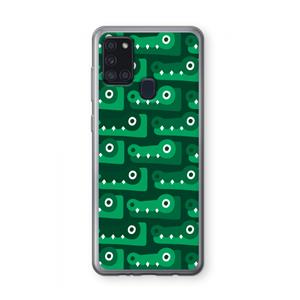 CaseCompany Crocs: Samsung Galaxy A21s Transparant Hoesje