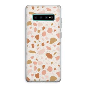 CaseCompany Terrazzo N°18: Samsung Galaxy S10 Plus Transparant Hoesje