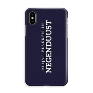 CaseCompany Blijve plakken in Negenduust: iPhone Xs Volledig Geprint Hoesje