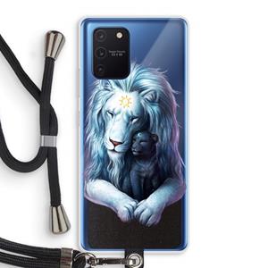 CaseCompany Child Of Light: Samsung Galaxy Note 10 Lite Transparant Hoesje met koord