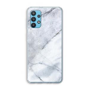 CaseCompany Witte marmer: Samsung Galaxy A32 4G Transparant Hoesje