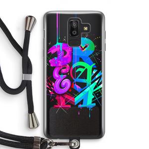 CaseCompany Dream: Samsung Galaxy J8 (2018) Transparant Hoesje met koord