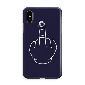 CaseCompany F**k U: iPhone Xs Volledig Geprint Hoesje