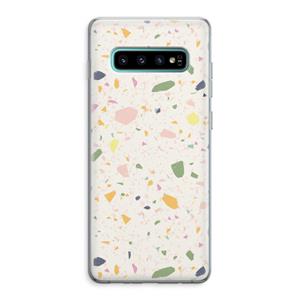 CaseCompany Terrazzo N°21: Samsung Galaxy S10 Plus Transparant Hoesje