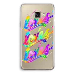 CaseCompany Loves: Samsung A3 (2017) Transparant Hoesje