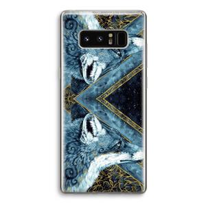CaseCompany Golden Fox: Samsung Galaxy Note 8 Transparant Hoesje