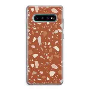 CaseCompany Terrazzo N°22: Samsung Galaxy S10 Plus Transparant Hoesje