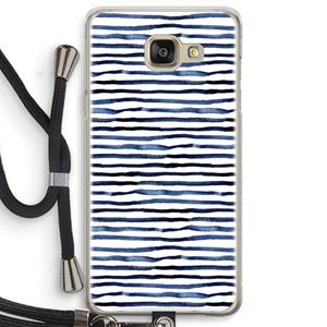 CaseCompany Verrassende lijnen: Samsung Galaxy A5 (2016) Transparant Hoesje met koord