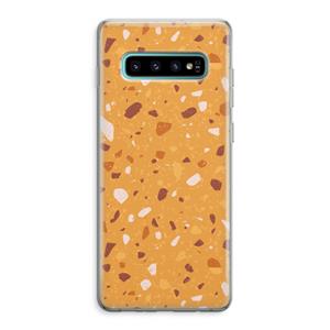CaseCompany Terrazzo N°24: Samsung Galaxy S10 Plus Transparant Hoesje