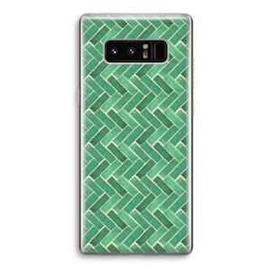 CaseCompany Moroccan tiles 2: Samsung Galaxy Note 8 Transparant Hoesje