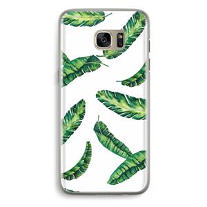 CaseCompany Lange bladeren: Samsung Galaxy S7 Edge Transparant Hoesje