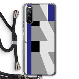 CaseCompany Gestalte 2: Sony Sony Xperia 10 III Transparant Hoesje met koord