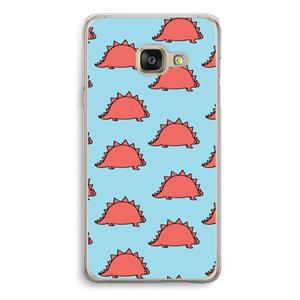 CaseCompany Dinosawrr: Samsung A3 (2017) Transparant Hoesje