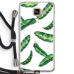 CaseCompany Lange bladeren: Samsung Galaxy A5 (2016) Transparant Hoesje met koord