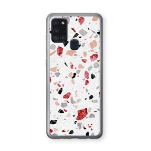 CaseCompany Terrazzo N°12: Samsung Galaxy A21s Transparant Hoesje