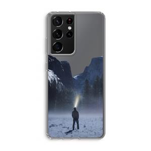 CaseCompany Wanderlust: Samsung Galaxy S21 Ultra Transparant Hoesje