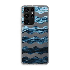 CaseCompany Oceaan: Samsung Galaxy S21 Ultra Transparant Hoesje