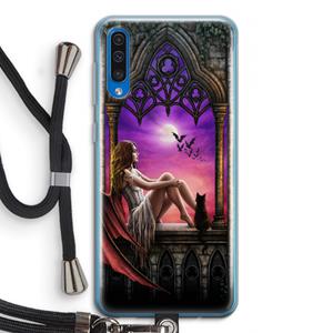 CaseCompany Kinderen van de nacht: Samsung Galaxy A50 Transparant Hoesje met koord
