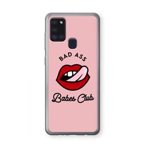 CaseCompany Badass Babes Club: Samsung Galaxy A21s Transparant Hoesje