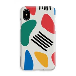 CaseCompany Illustratieve pop 1: iPhone Xs Volledig Geprint Hoesje