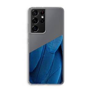 CaseCompany Pauw: Samsung Galaxy S21 Ultra Transparant Hoesje